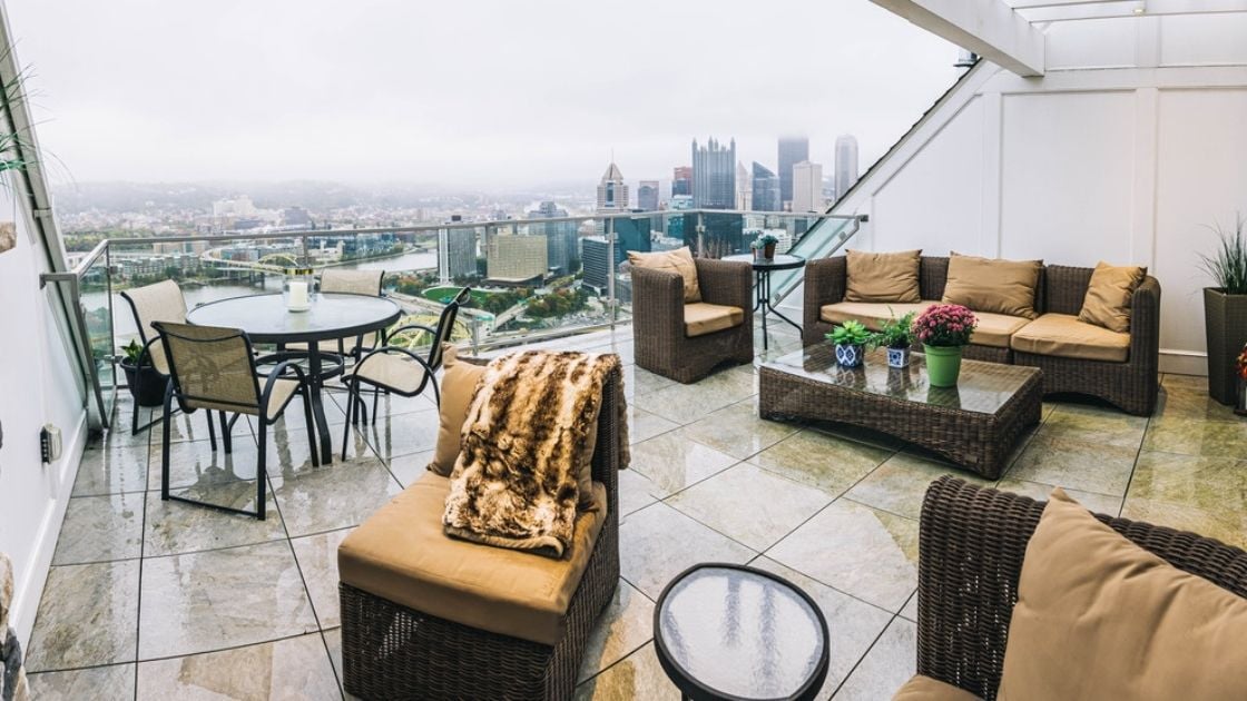 Condo Balcony with view Pittsburgh Condo Balcony with view Pittsburgh