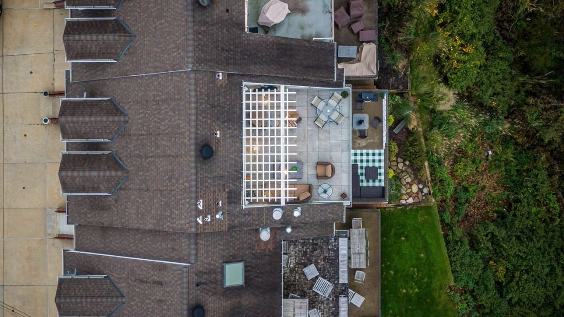 Drone View of Balcony Remodel Pittsburgh Drone View of Balcony Remodel Pittsburgh