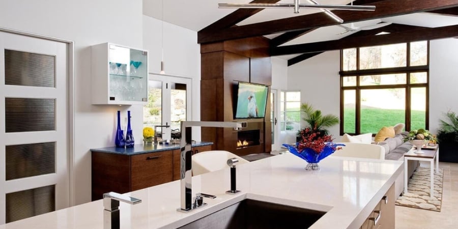 large open floorplan remodel Pittsburgh