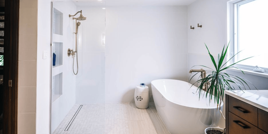 Luxury Modern Bathroom Tub and Vanity  Mt. Vernon Pittsburgh