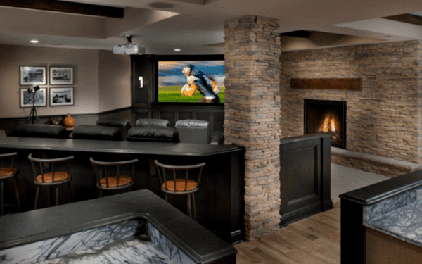 Luxury Basement Remodel Home Theater